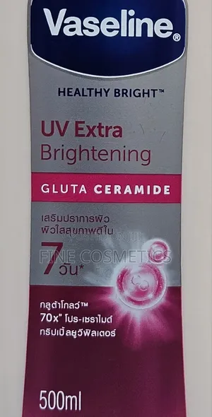 Vaseline Healthy Bright Uv Extra Brightening Gluta Ceramide Lotion 500
