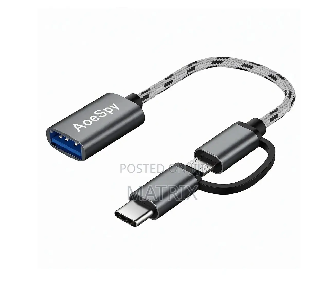 2 in 1 Otg to Type C and Micro Usb Otg Adapter