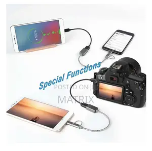 2 in 1 Otg to Type C and Micro Usb Otg Adapter