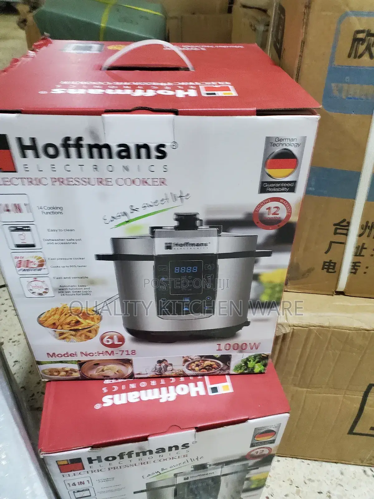 6 Litres Pressure Cooker Hoffman