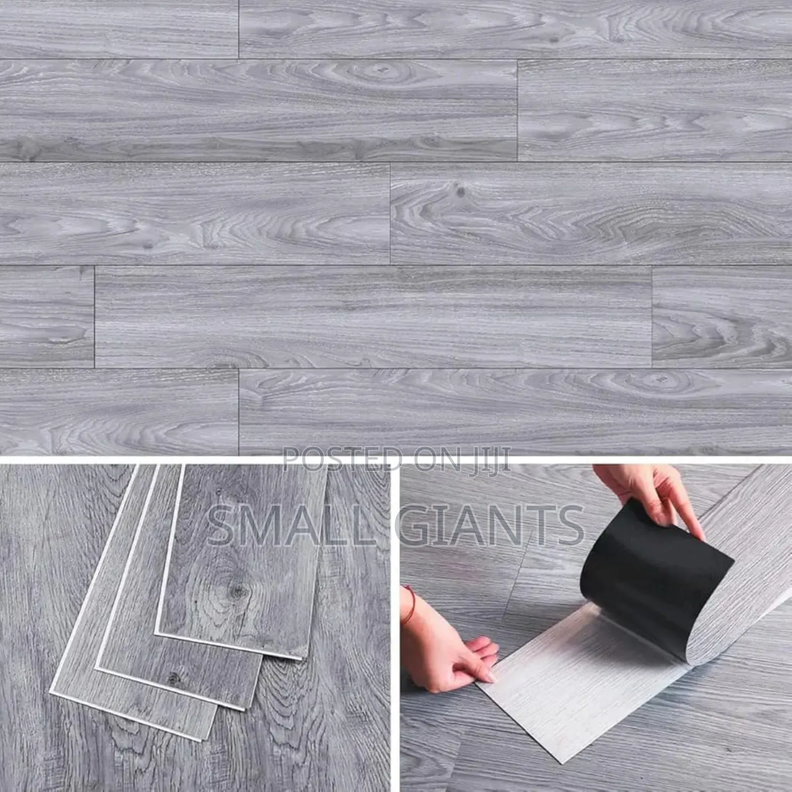 One Piece Waterproof Self Adhesive PVC Vinyl Floor Tiles 91cm by 5cm