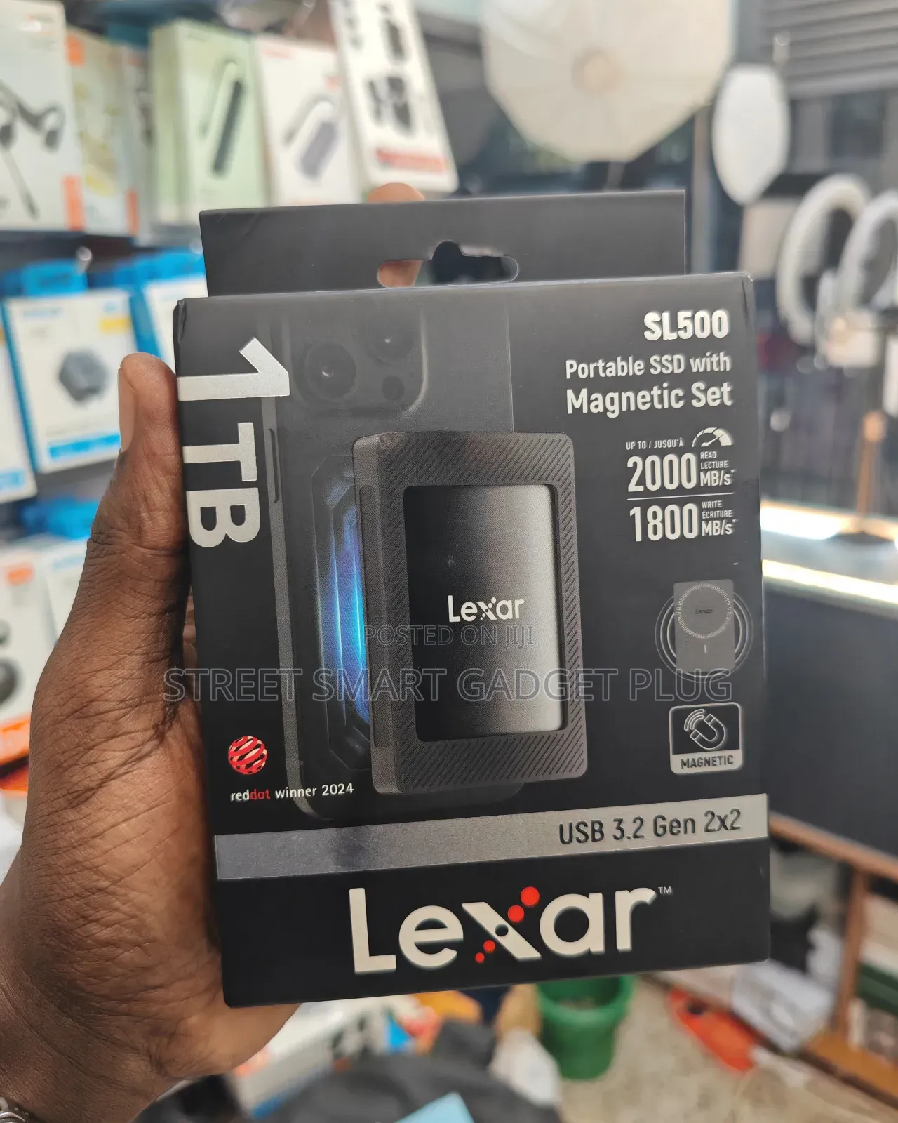 Lexar 1tb Sl500 Portable SSD With Magnet-Se