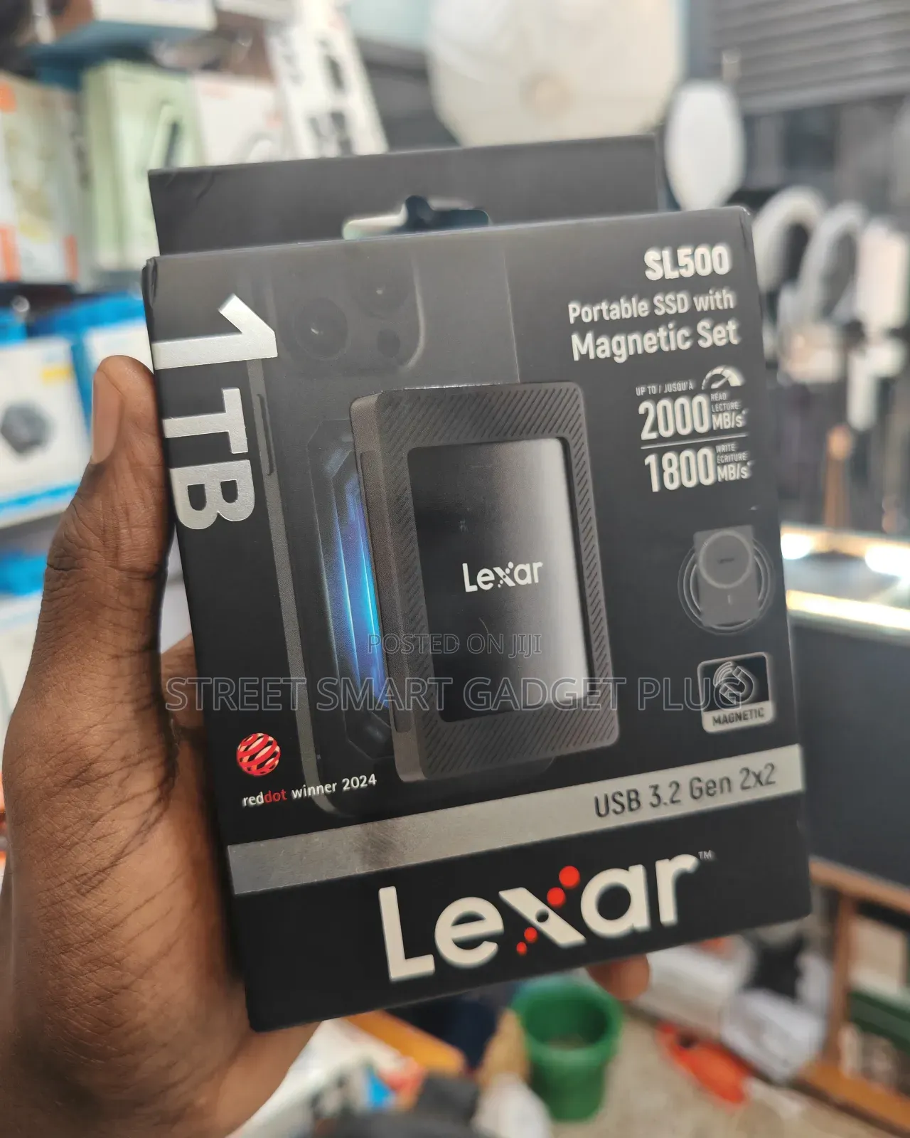 Lexar 1tb Sl500 Portable SSD With Magnet-Se