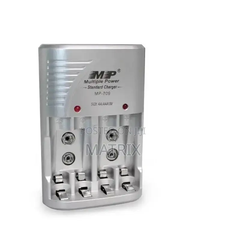 Mp 709 Standard Battery Charger 4 Slots for Aa Aaa 9v
