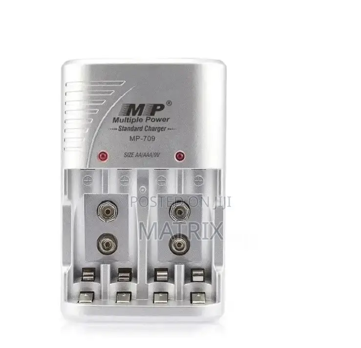 Mp 709 Standard Battery Charger 4 Slots for Aa Aaa 9v