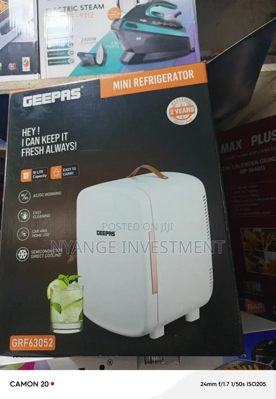 Geepas Mini Car / Home Fridge