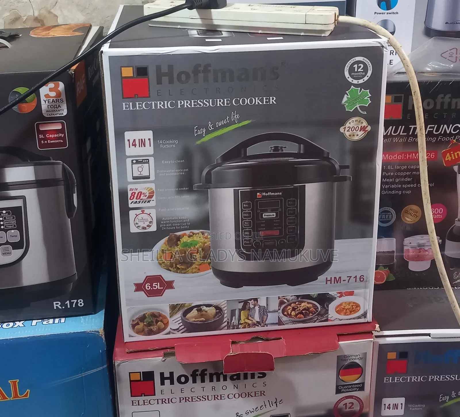 Hoffmans Electronic Pressure Cooker