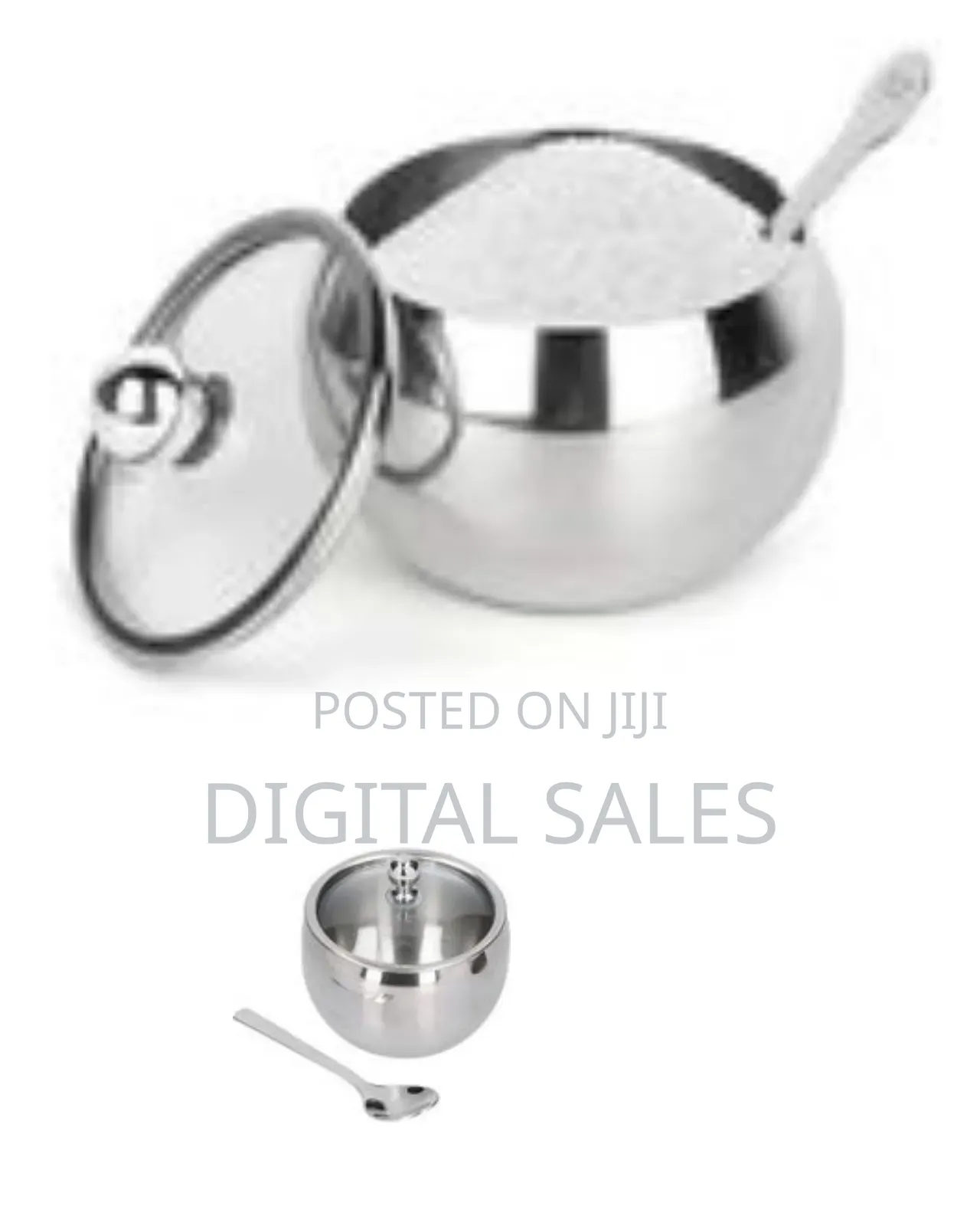 Stainless Steel Sugar Bowl