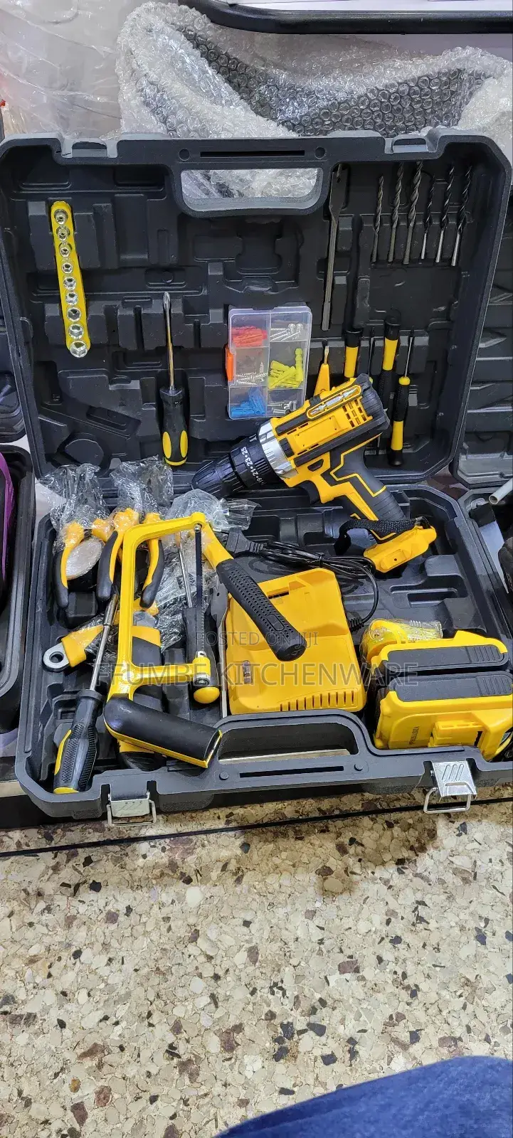 Tool Box or Cordless Power Tool Combo Kit