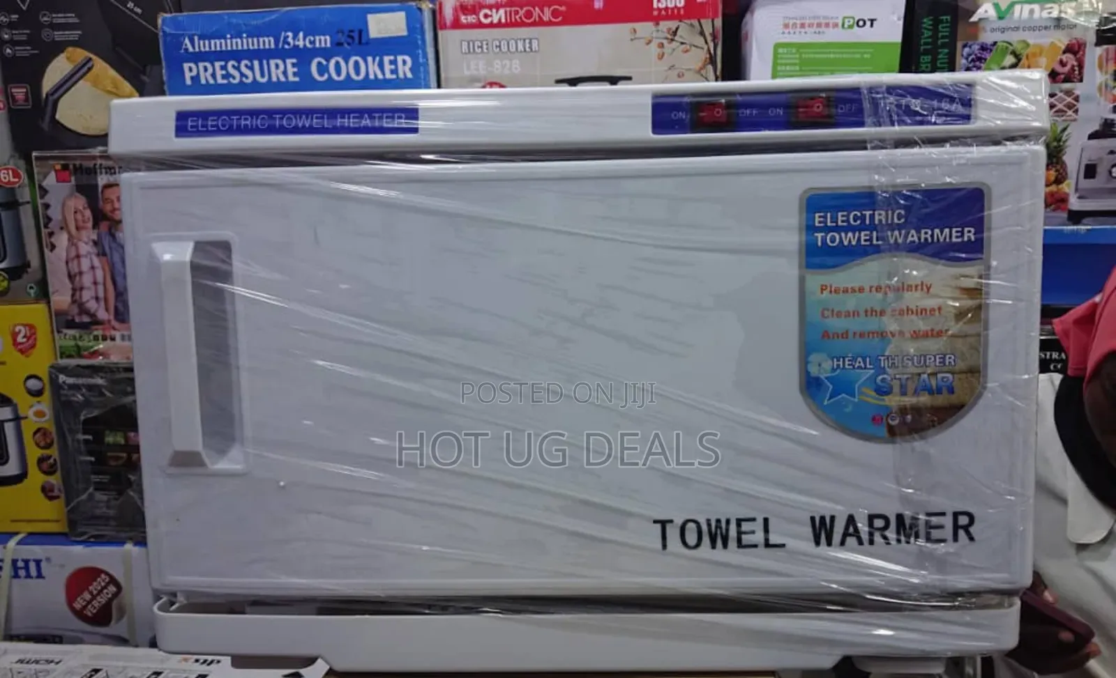1 Layer Towel Warmer For Salon And Kitchen - White,Black
