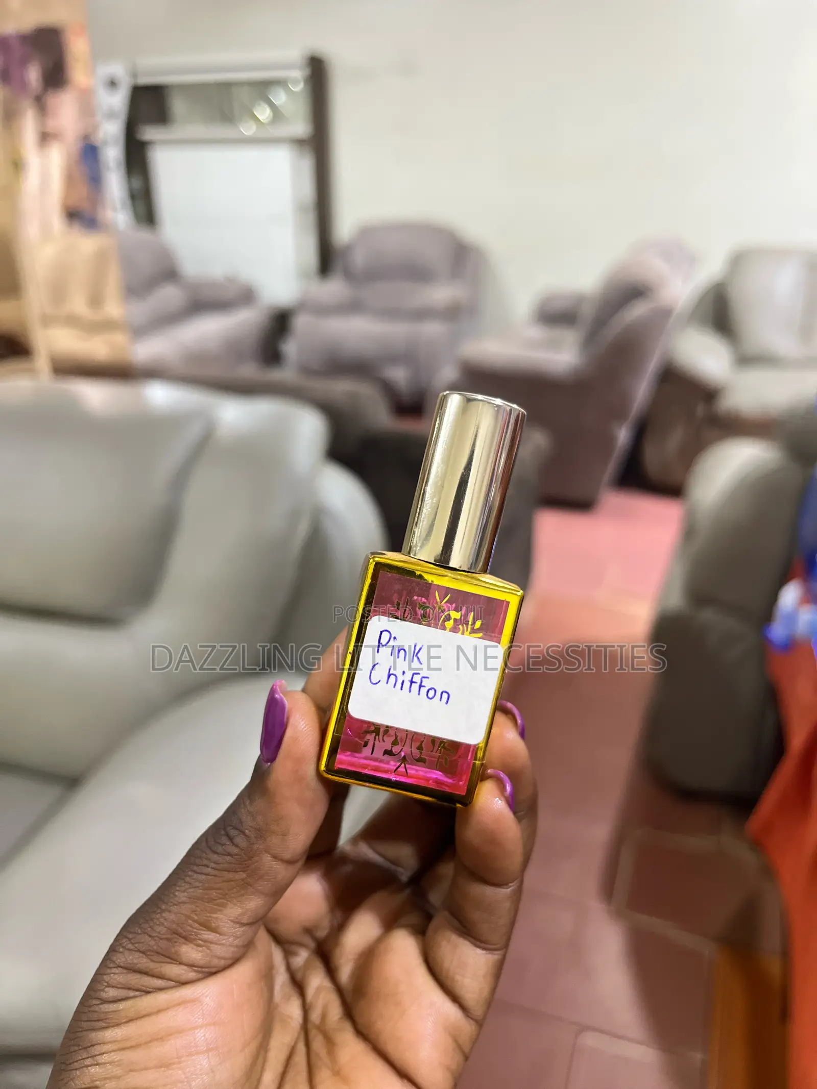 Pink Chiffon Perfume Oil for Women - 12mls