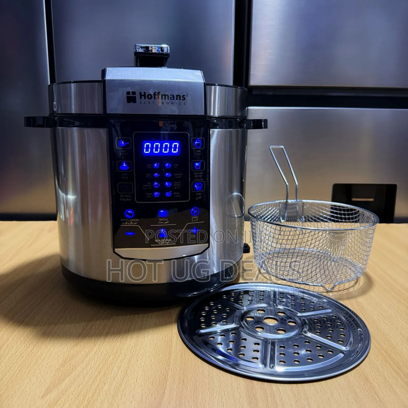 6l Electric Multifunctional Pressure Cooker- Silver