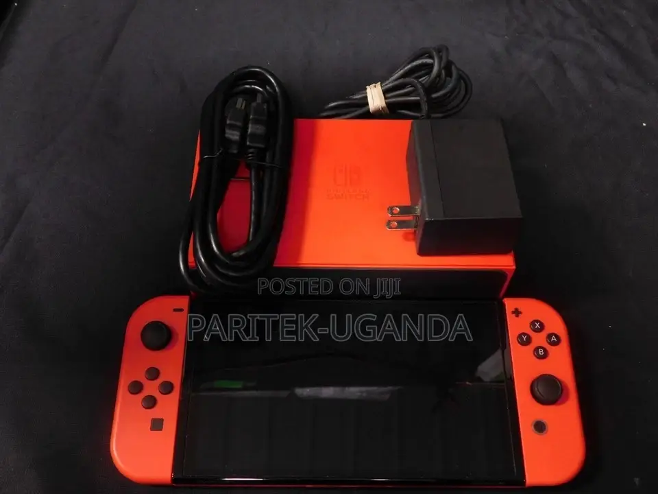 Nintendo Switch (Oled Model) Heg-001 Mario Red Edition 64gb Console (E
