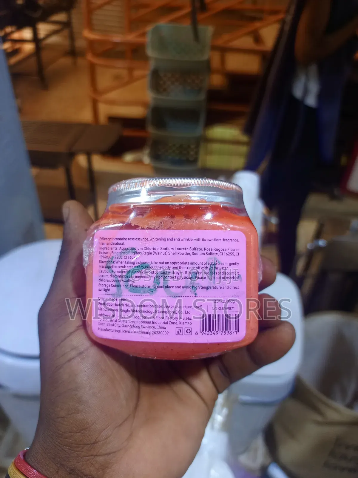 Kormesic Face Body Scrub Rose Extract.