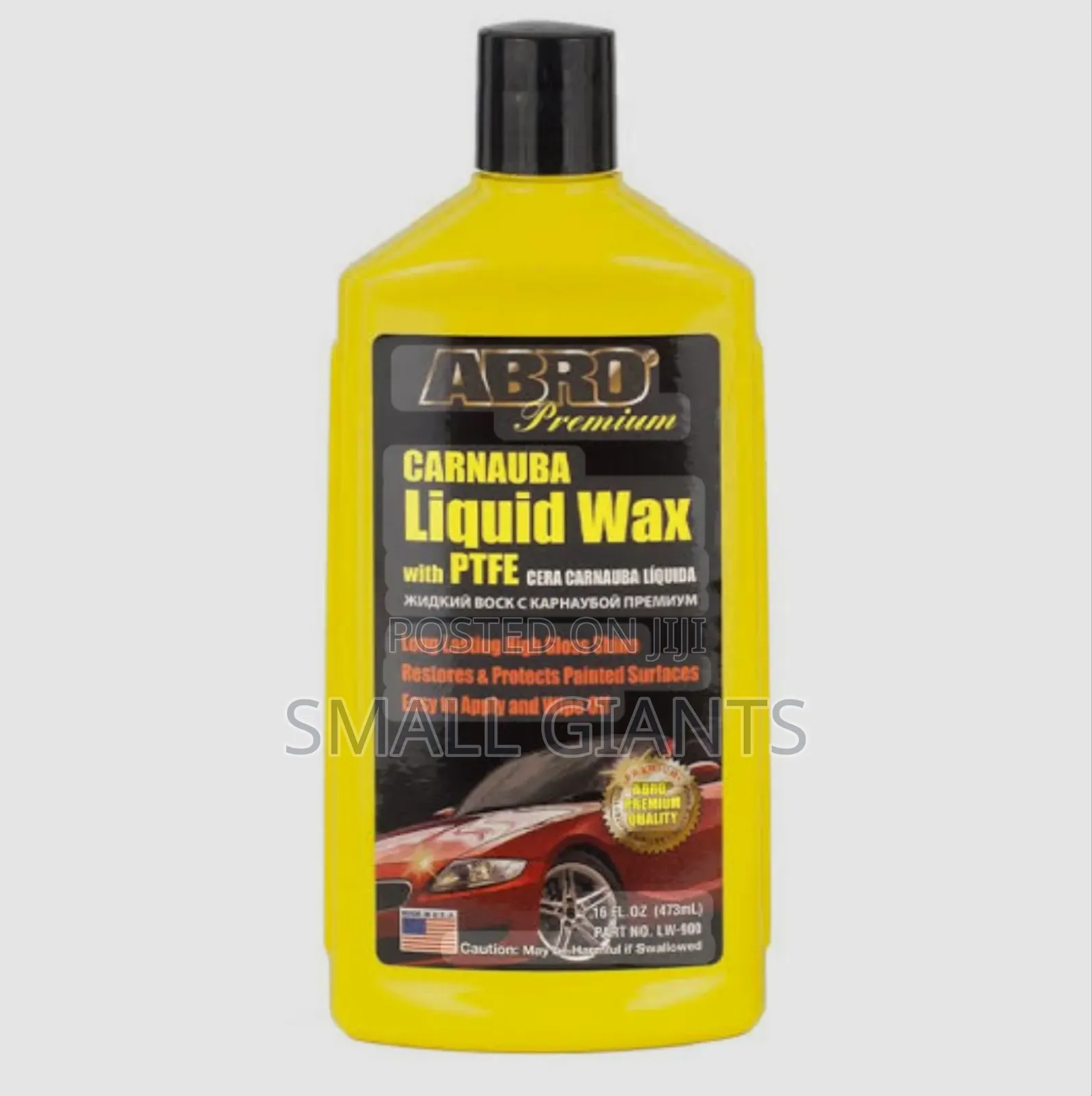 Abro Premium Carnauba Car Liquid Wax With Ptfe