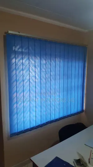 Sky Blue Curtain Blinds for Office Use at Favorable Price