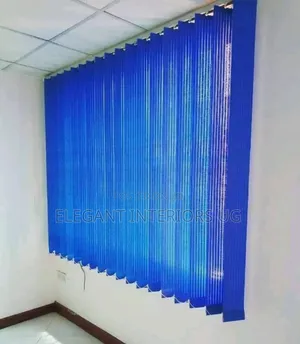 Dark Blue Window Blinds at Favorable Price for Offices