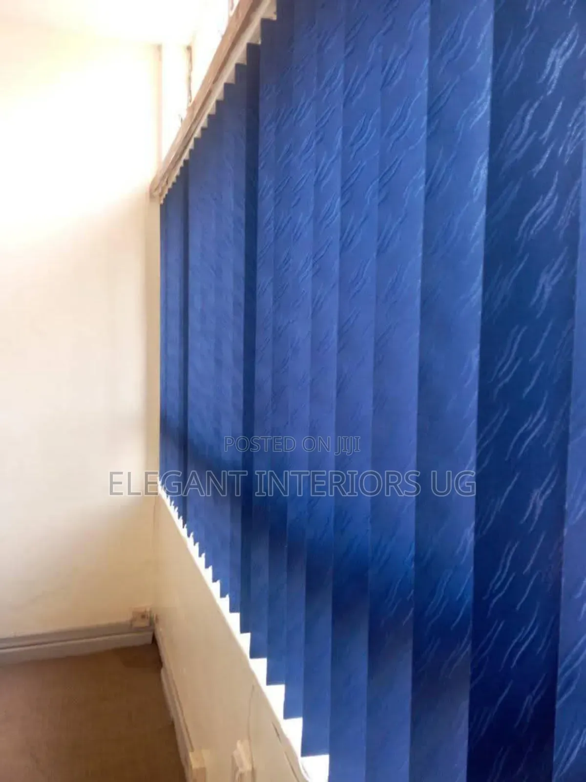 Curtain Blinds Available in Dark Blue at Favorable Price