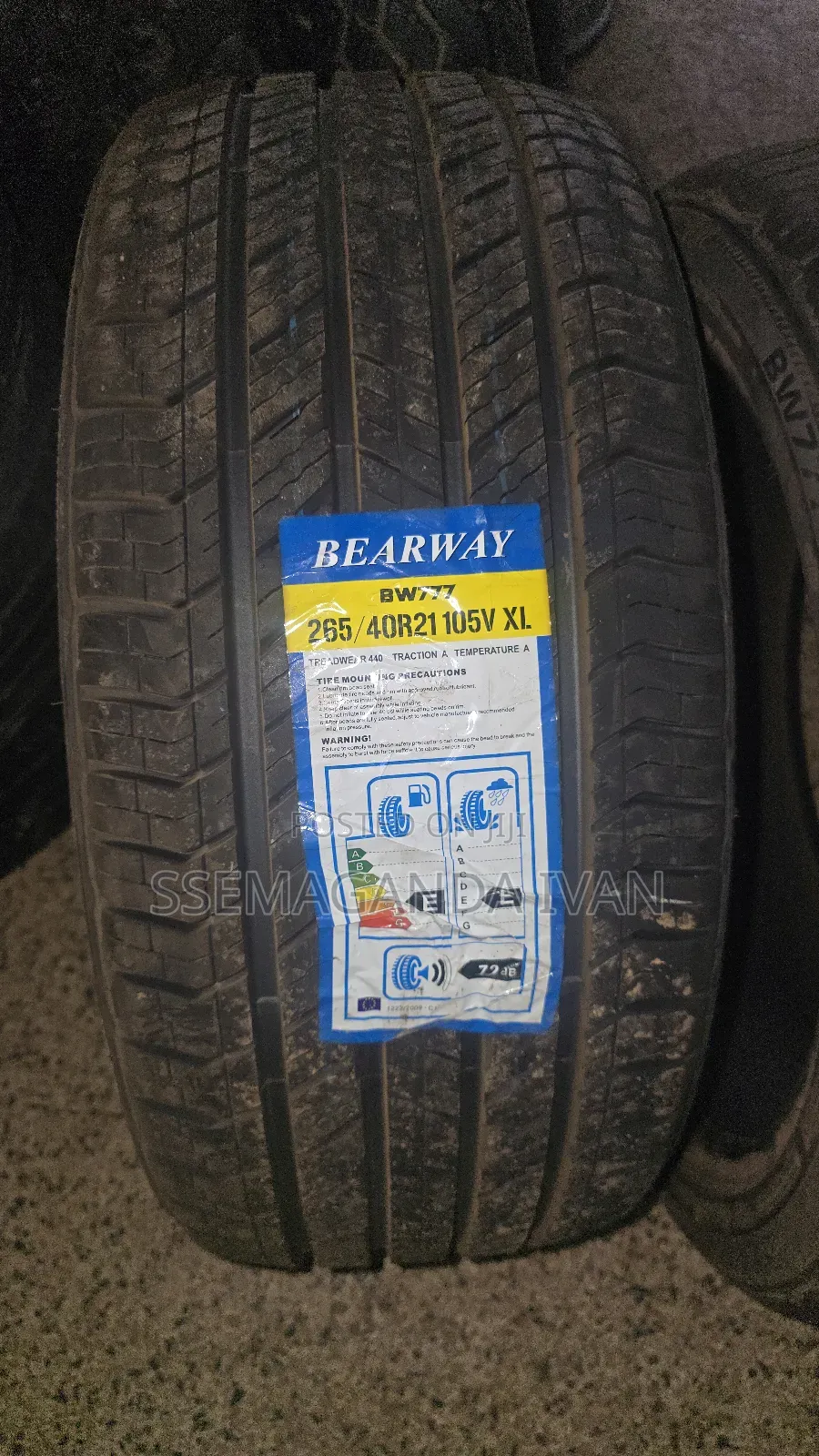 265/40r21 Bww7 Brand New Tyres
