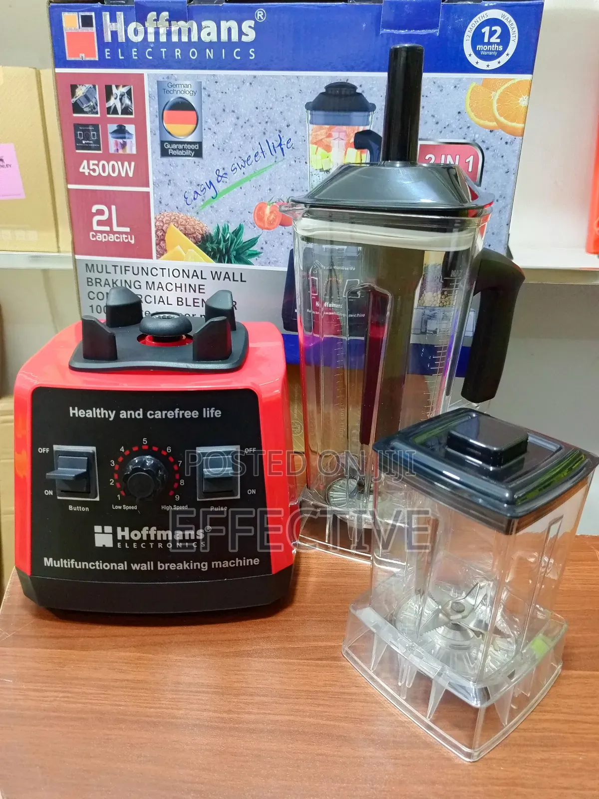 Hoffmans 2-in-1 Multifunctional Commercial Blender.