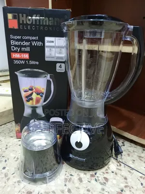 Hoffmans Hm-166 Super Compact Blender With Dry Mill.