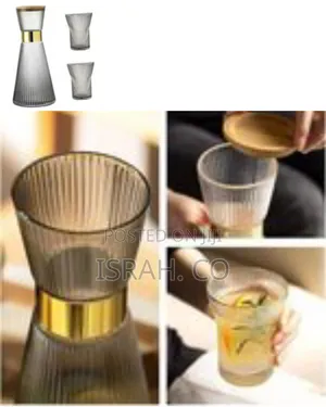 Elegant Glass Carafe Tumbler Set