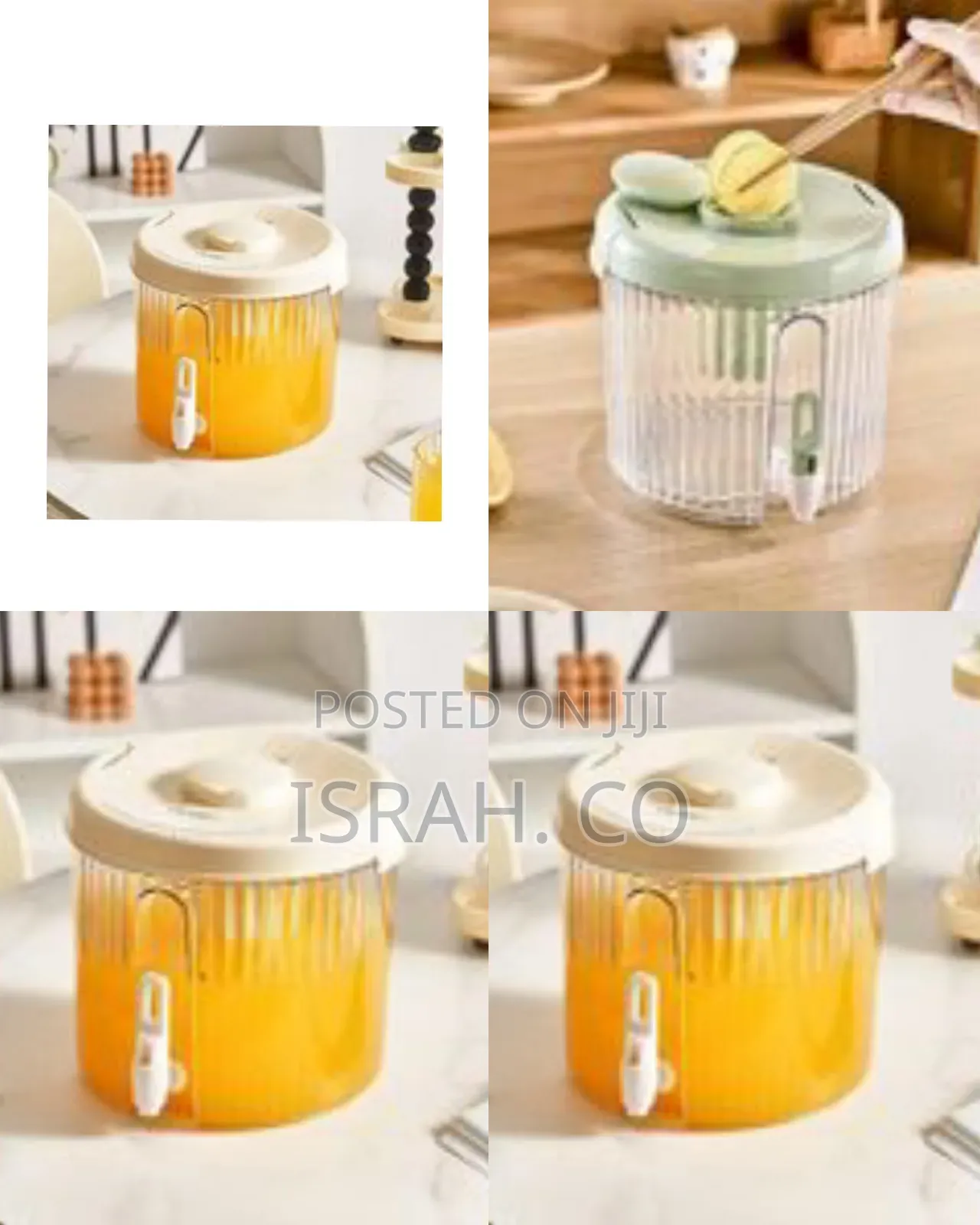 Versatile Refrigeratr Beverage Dispenser With Spigot, 3l - Transparent