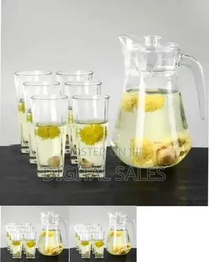 Jug With 6 Glasses -