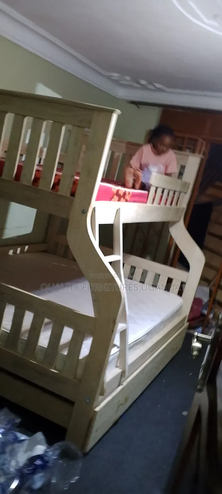 Up Stairs 5*6 Double Decker, Clear Colored Decker