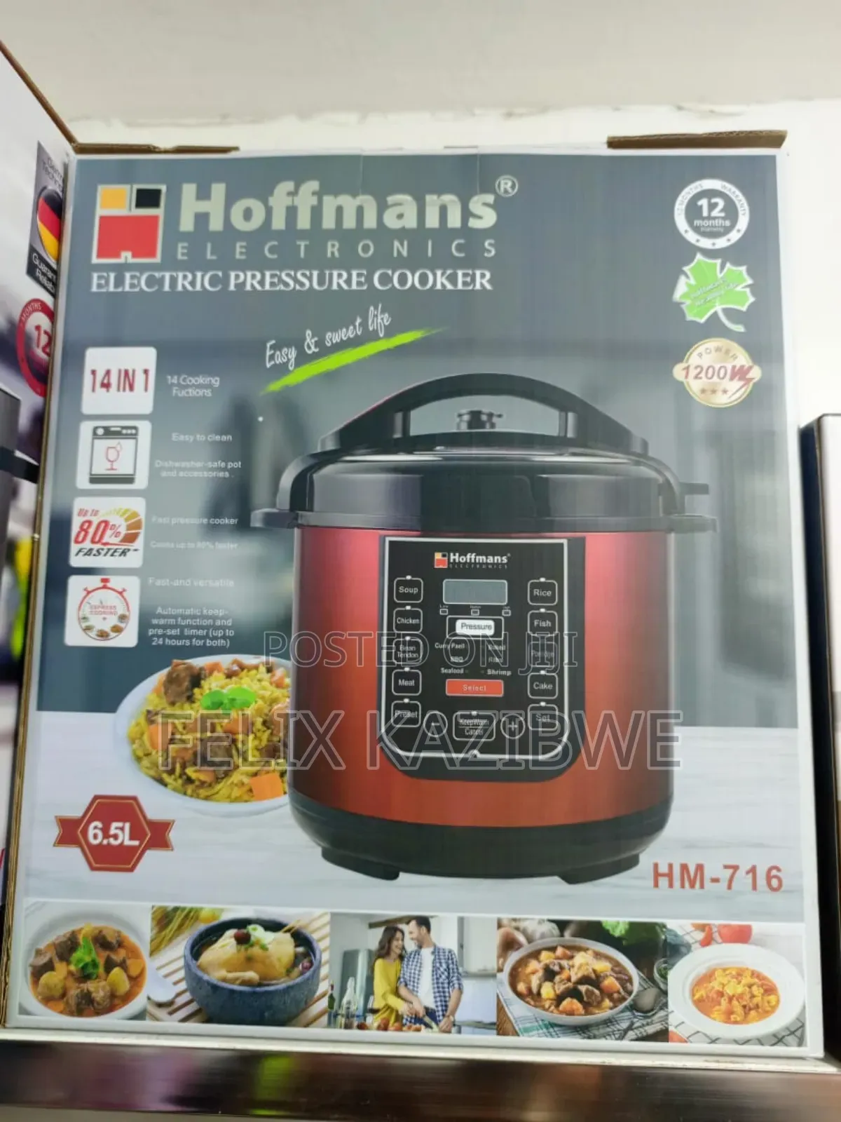 6.5l Hoffman Pressure Cooker.