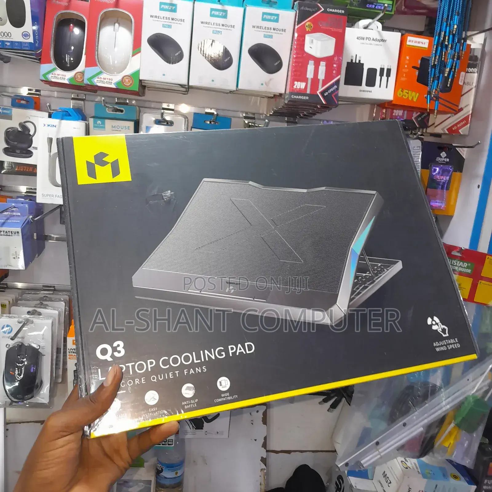 Q3 Laptop Cooling Pad/Laptop Stand With Fans