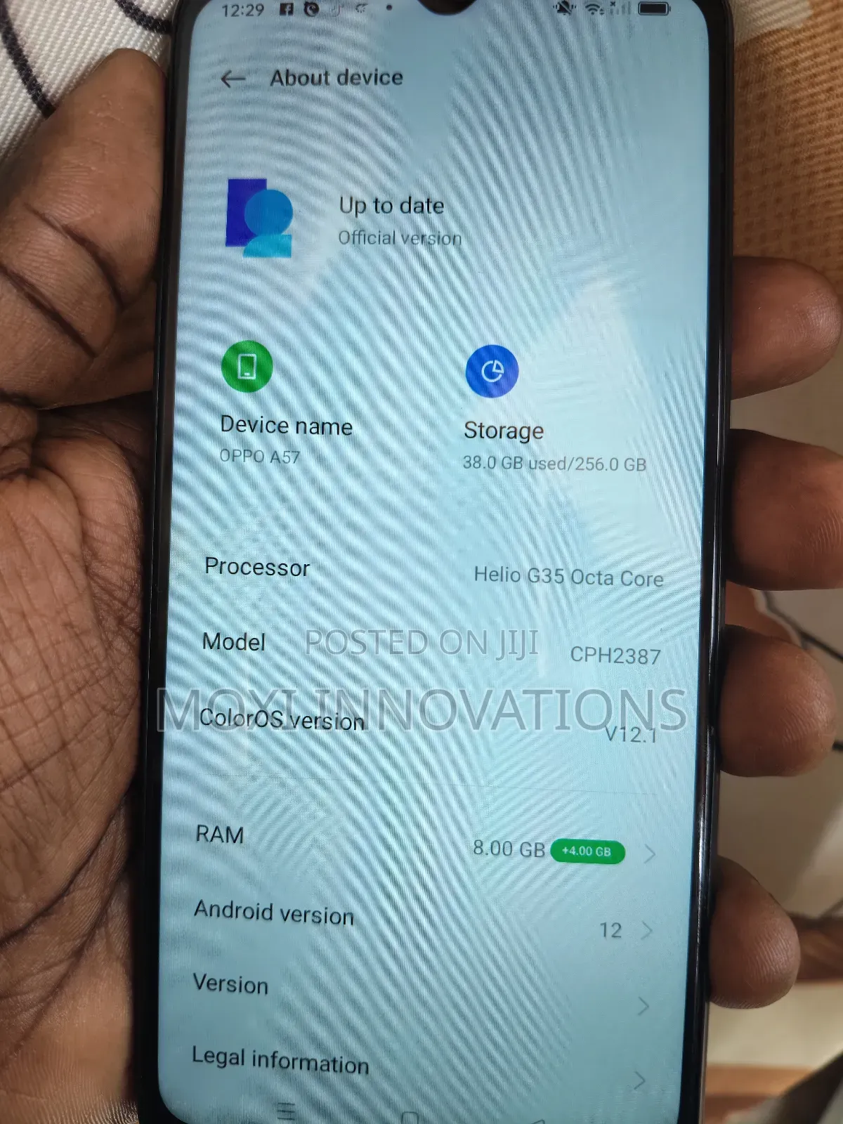 New Oppo A57 256 GB Gray