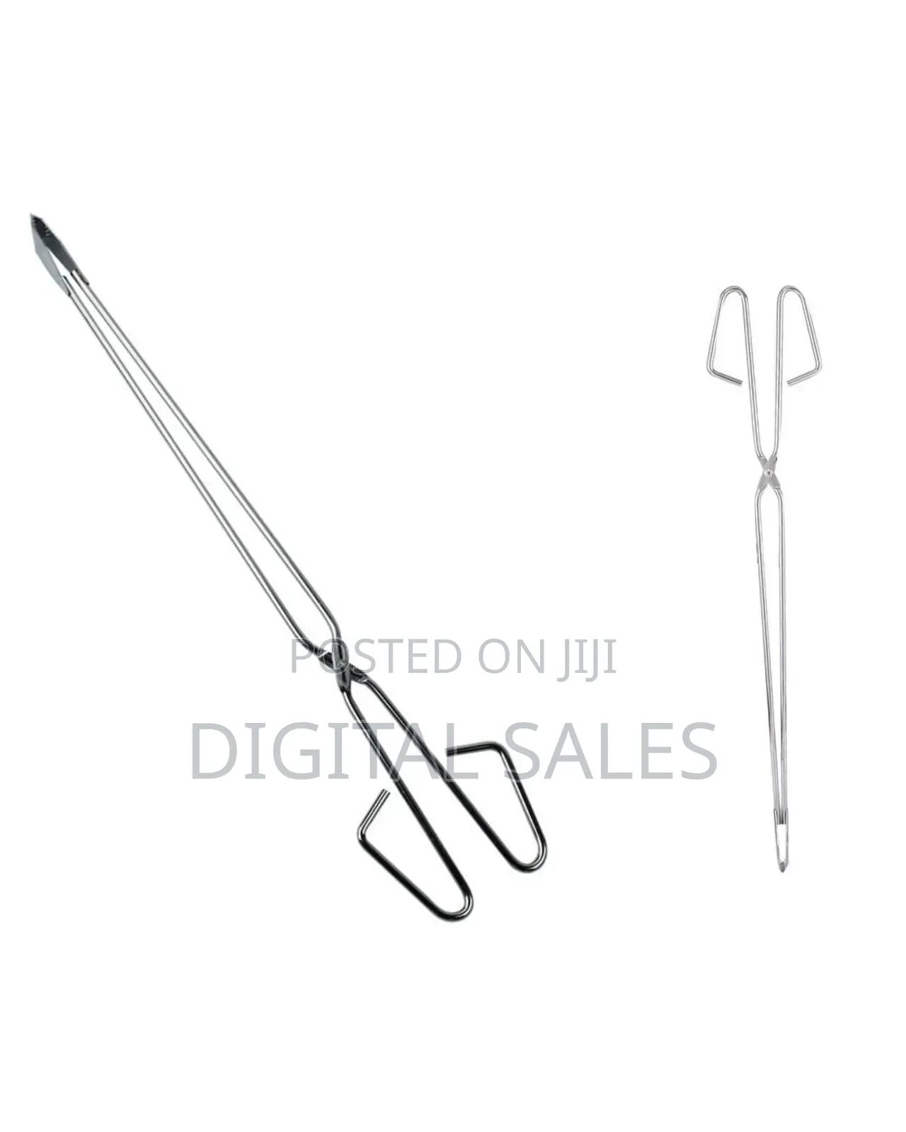 Long Handle Campfire Charcoal Tongs Outdoor Barbecue Carbon Clip