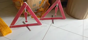 Triangle Reflectors Warning Signs Pair