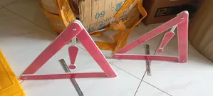 Triangle Reflectors Warning Signs Pair