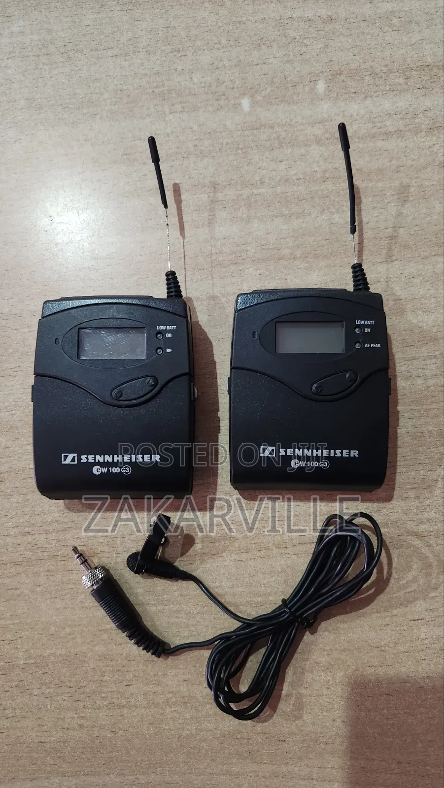 Sennheiser G3 Lapel Mics