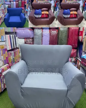 3:2:1 Cream Elastic Sofa Covers.