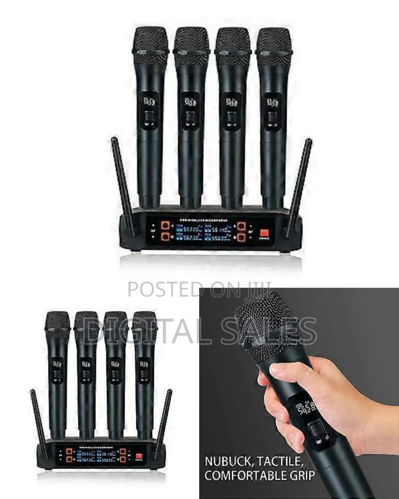 4 Piece Wireless Vocal Microphone