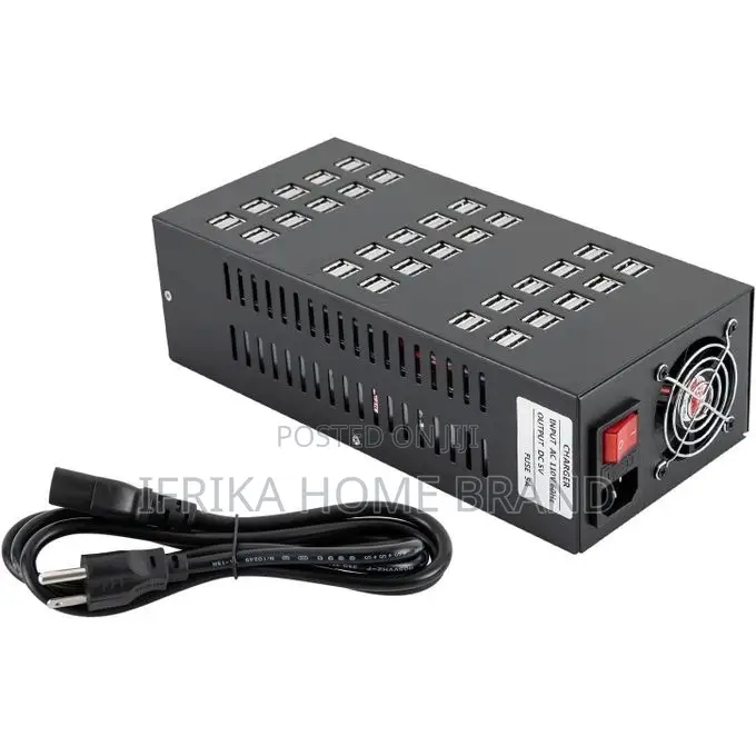 Multi-Port Usb Charging Station, 60 Port Portable Usb Charging Station