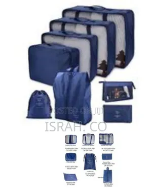 Travel Packing Organizer Set - Multicolor