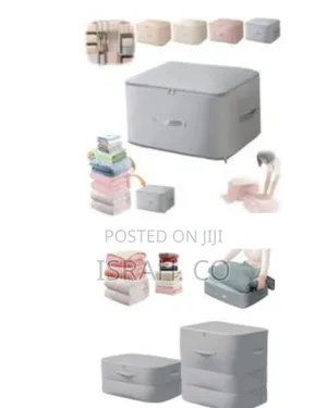 Ultra Space-Saving Self-Compression Organizer Storage Tote