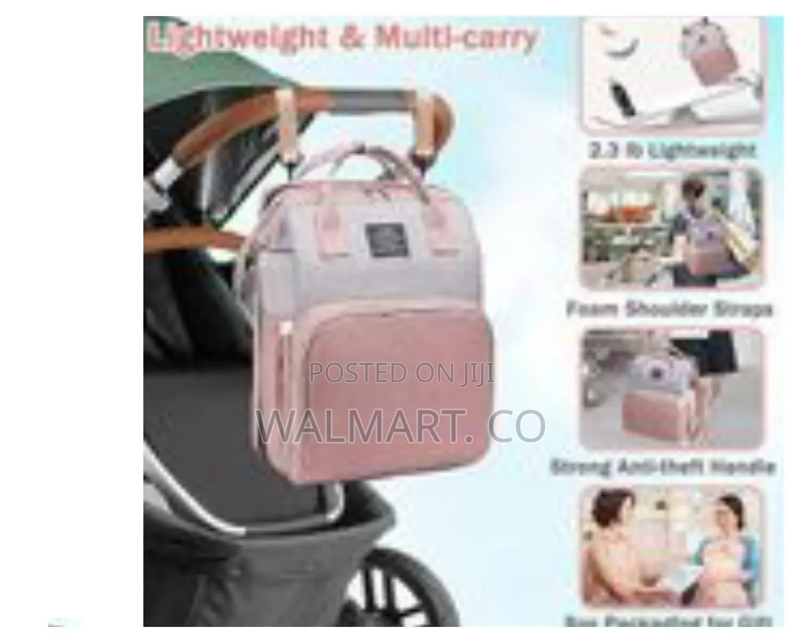 Mummy Bag Portable Bassinet 3 In 1 Baby Travel With Insulated Pockets
