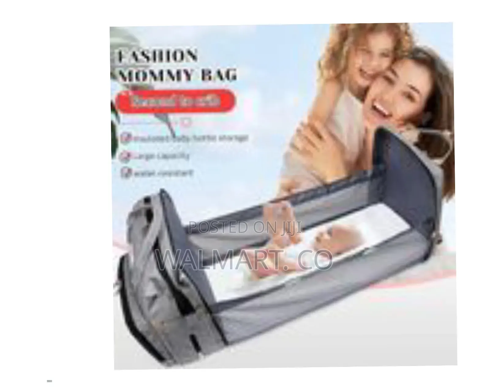 Mummy Bag Portable Bassinet 3 In 1 Baby Travel With Insulated Pockets
