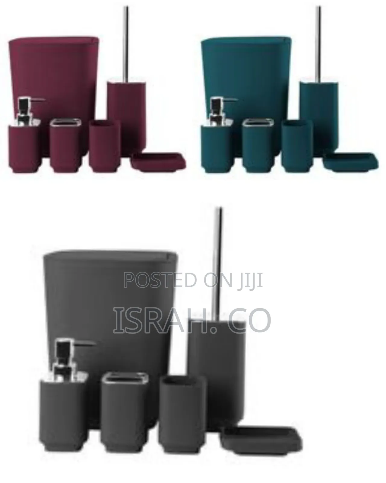 Modern 6-Piece Bathroom Accessory Set