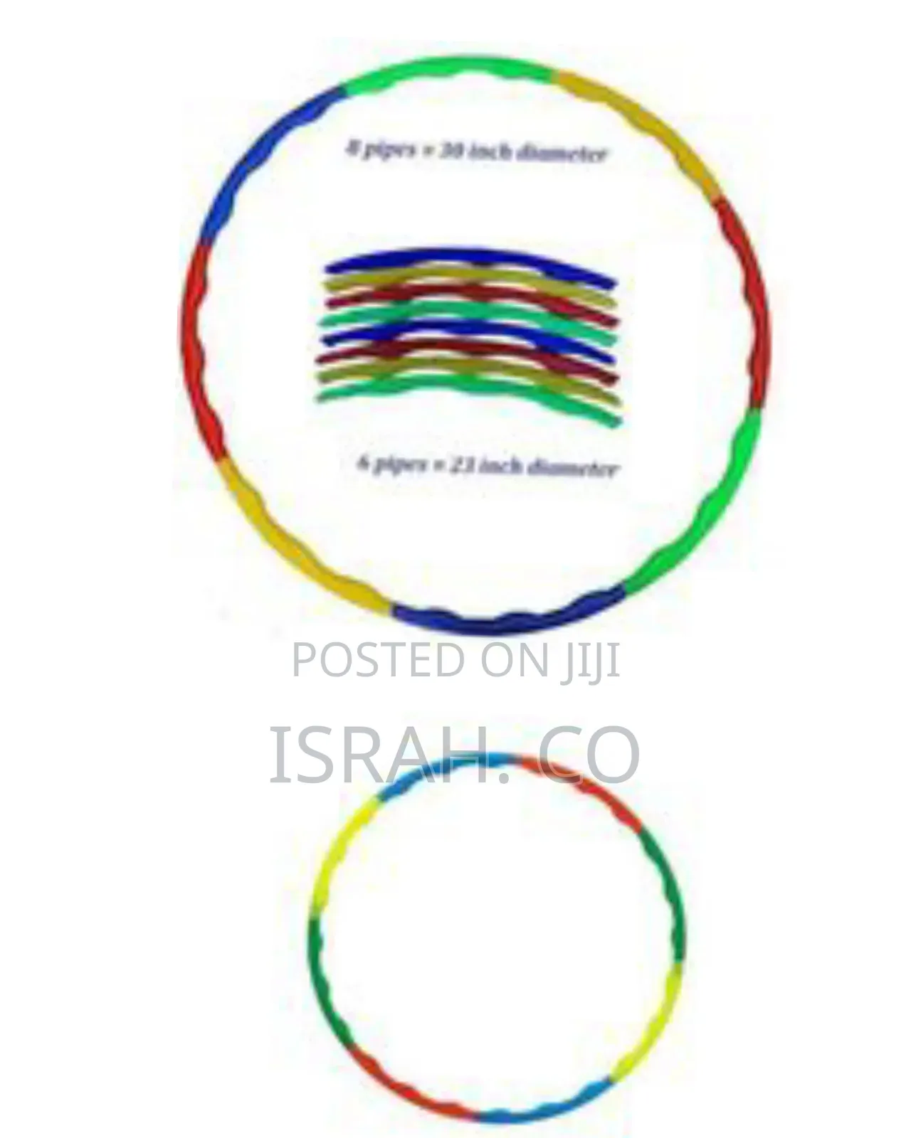 Fitness Weighted Hula Hoop for Exercise and Weight Loss (8 Pieces)
