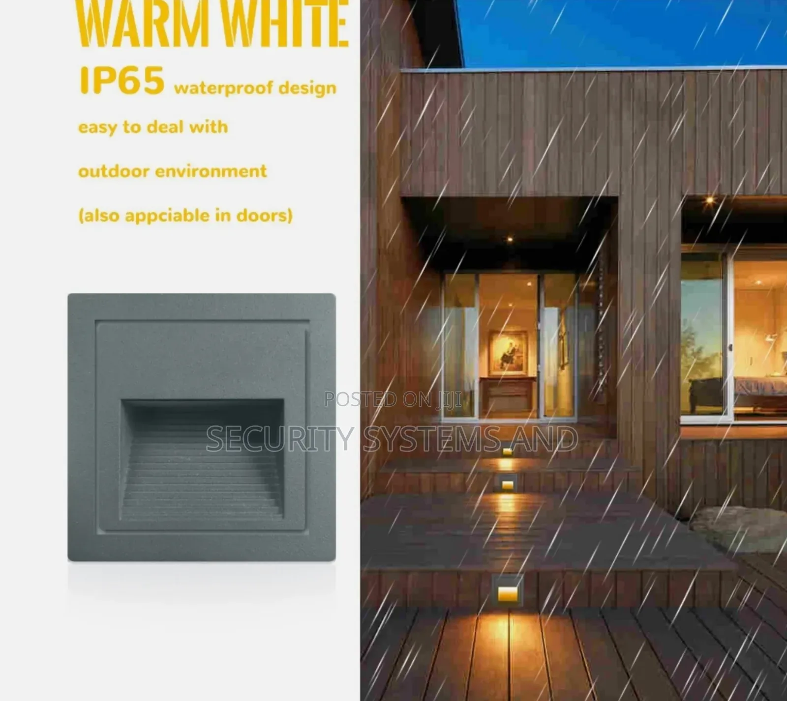 Led Wall Stair Lights 3w Indoor and Outdoor - Warm