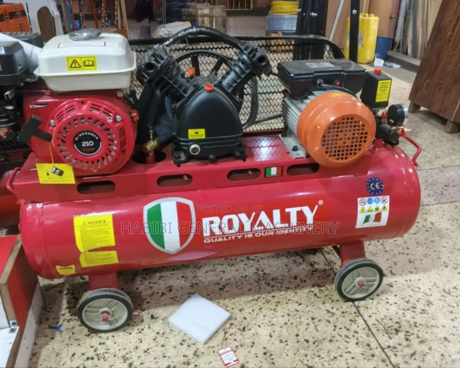 Air Compressor 100l With Petrol Engine