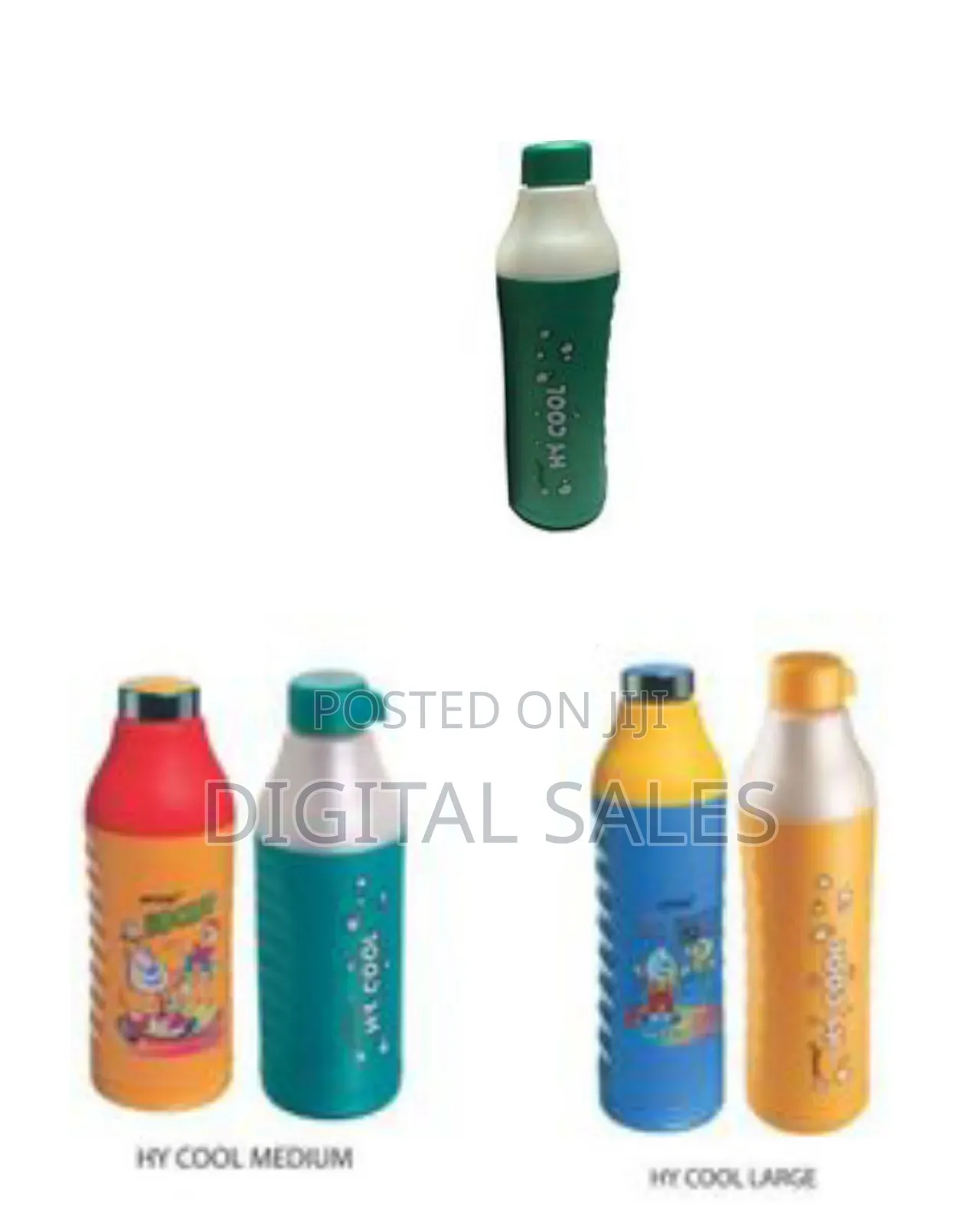Hy Cool" Ergonomic Grip Sports Water Bottle - Multicolor