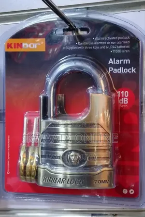 Kinbar Padlock High Quality Alarm Lock Siren Security Padlock