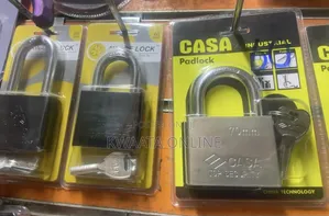 Casa 70mm Steel Padlock 3 Keyed Alike